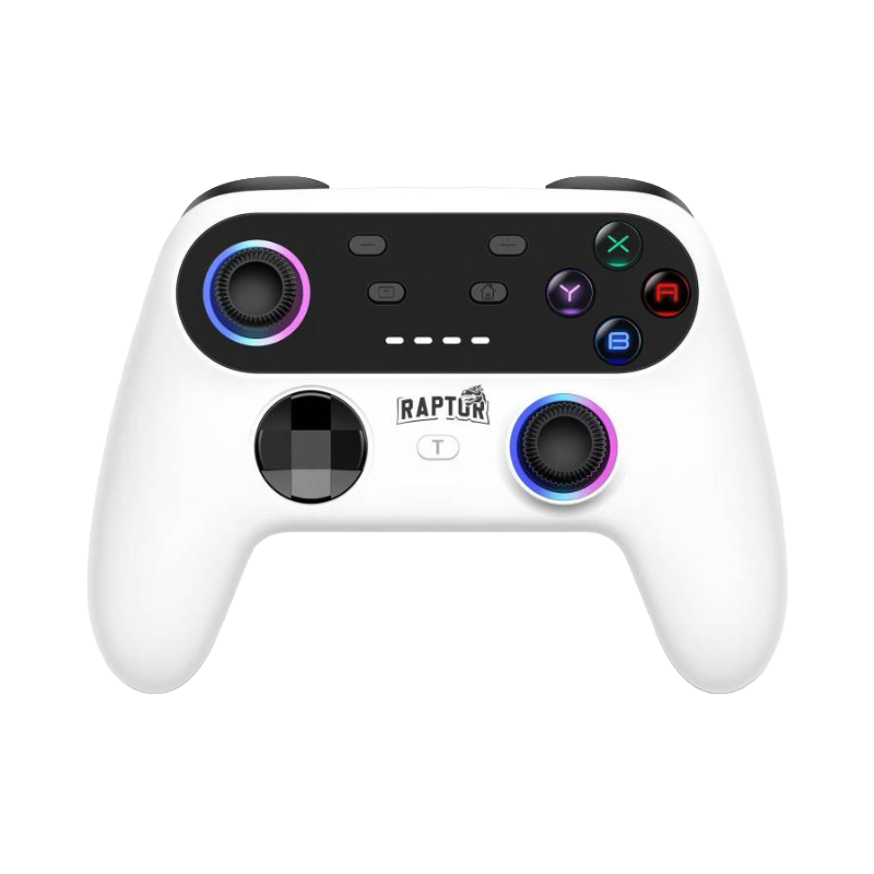 Joystick RAPTOR Apex Wireless P/ PC/PS3/Switch/Android White