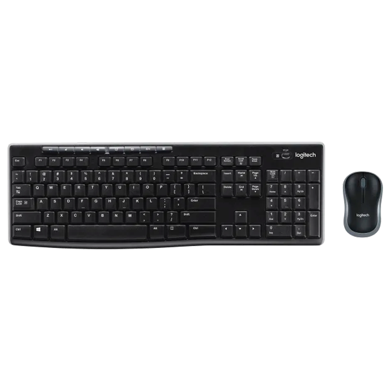 KIT LOGITECH Teclado + Mouse WIR MK270 BLK 920-004432 - Imagen 2