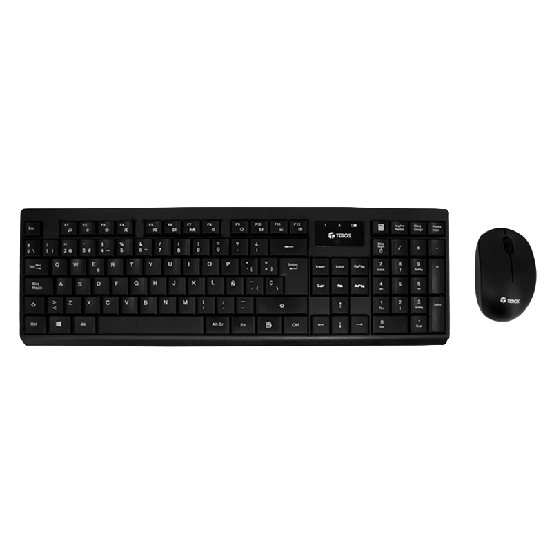 KIT TEROS Teclado + Mouse TE-4071N 2.4GHz Black
