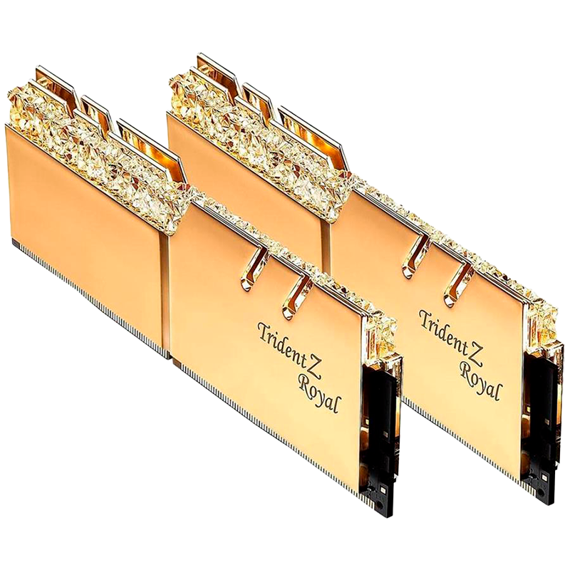 Memoria RAM DDR4 GSKILL 16GB 2x8GB 3600MHz Trident Z Royal RGB Gold
