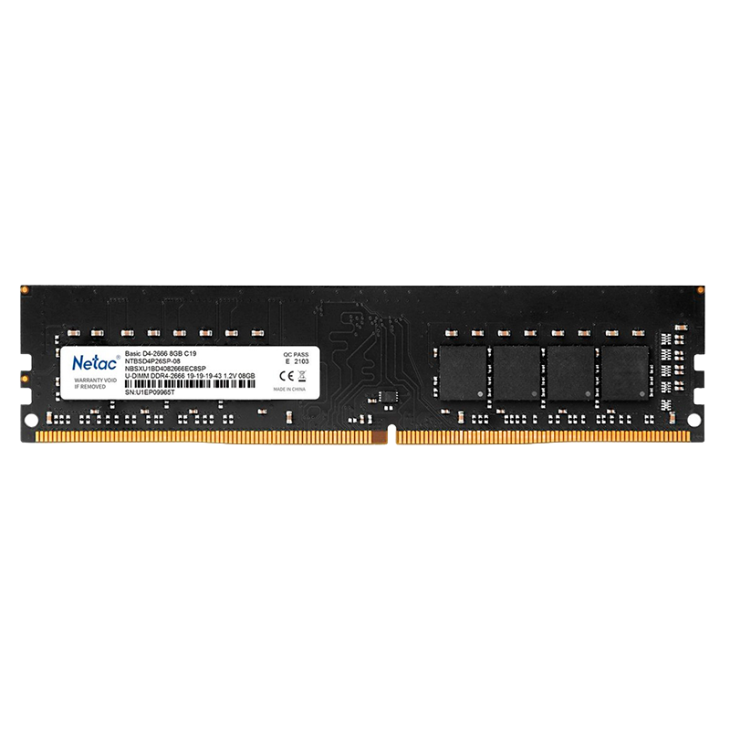 Memoria RAM DDR4 NETAC 8GB 3200MHZ Basic