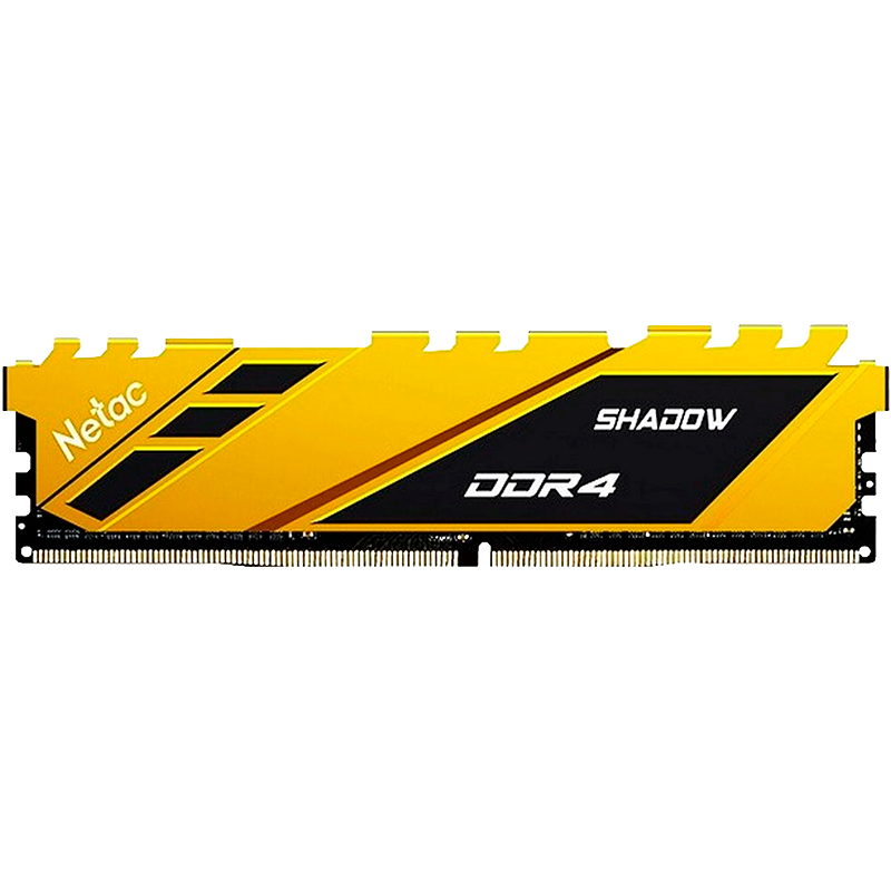 Memoria RAM DDR4 NETAC 8GB 3200MHZ Shadow Yellow