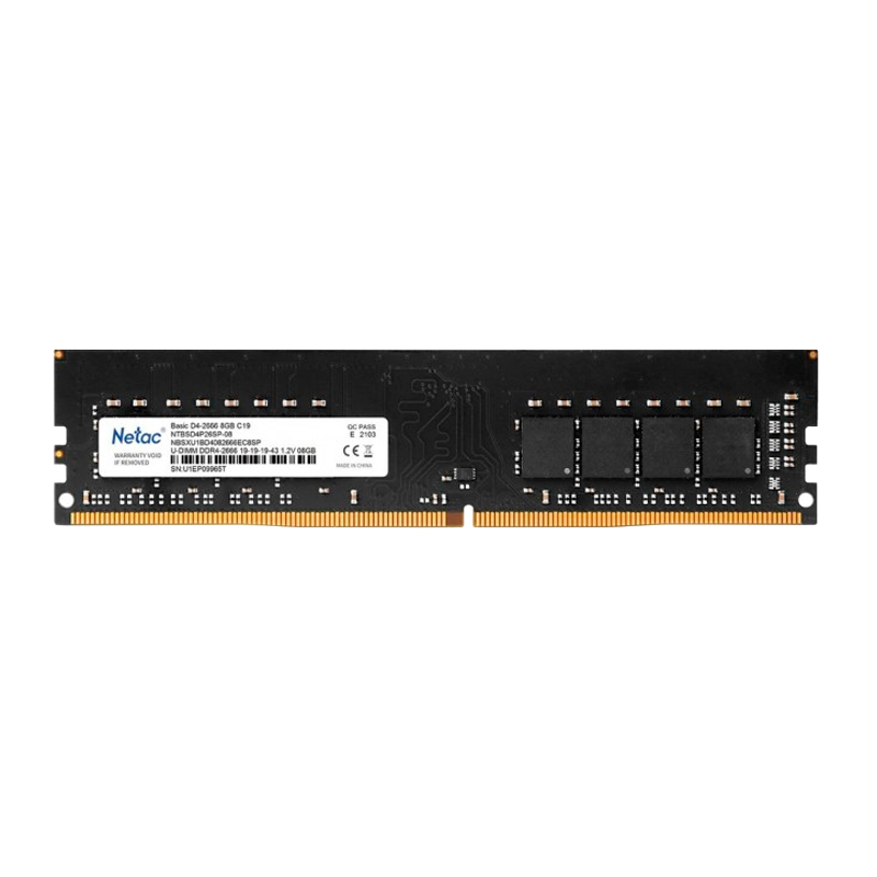 Memoria RAM DDR4 NETAC 16GB 3200MHz Basic