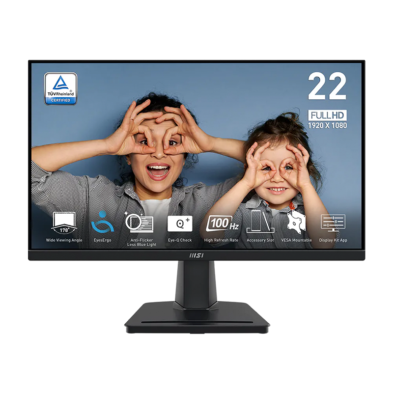 MONITOR MSI 22" 100HZ FHD 4MS VA MP225V