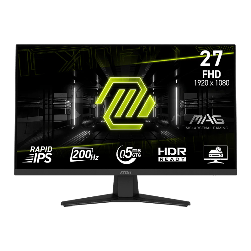 MONITOR GAMER MSI MAG 27" 200HZ FHD 0.5MS RAPID IPS 274F