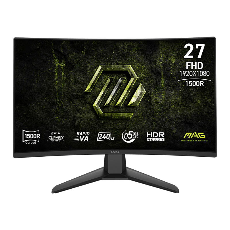 MONITOR GAMER MSI MAG 27" 240HZ FHD 0.05MS CURVO VA 274CF X24