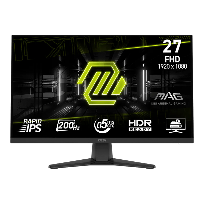 Monitor Gamer MSI MAG 27" 200Hz FHD 0.05MS Rapid IPS HDR 272F