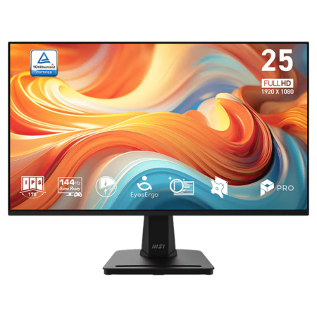 Monitor Gamer MSI 25" 144Hz FHD 1MS IPS EyesErgo FreeSync MP251 E14L