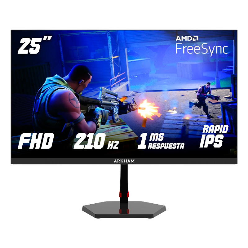 MONITOR GAMER ARKHAM 25" 210HZ FHD 1MS IPS ARK25210FI8