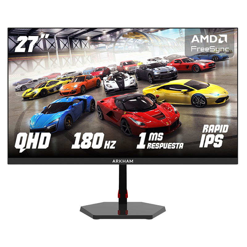 Monitor Gamer ARKHAM 27" 210Hz QHD 1440P 1MS IPS ARK27210QI8