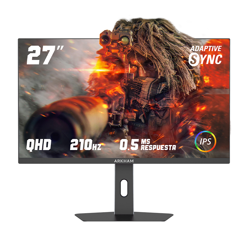 MONITOR GAMER ARKHAM 27" 210HZ QHD 1440P 0.5MS IPS ARK27210QI8P
