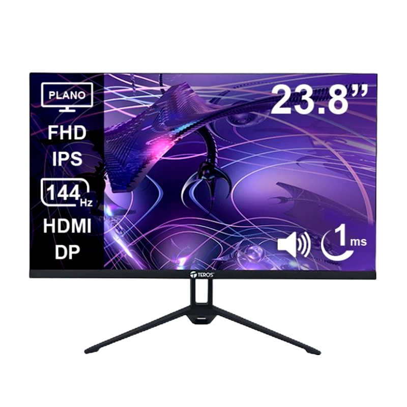 MONITOR GAMER TEROS 24" 144HZ FHD 1MS IPS GAMING TE-2417S FICHA USA