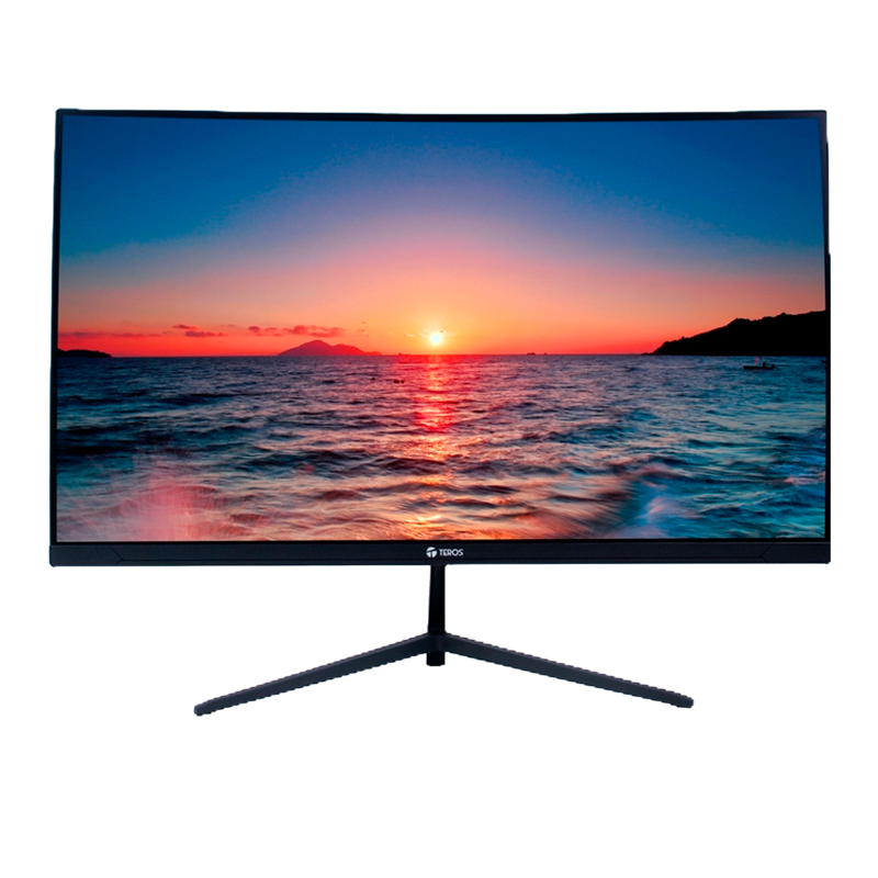 Monitor Gamer TEROS 27" 180Hz FHD 1MS Curvo VA Gaming TE-2787G Ficha USA
