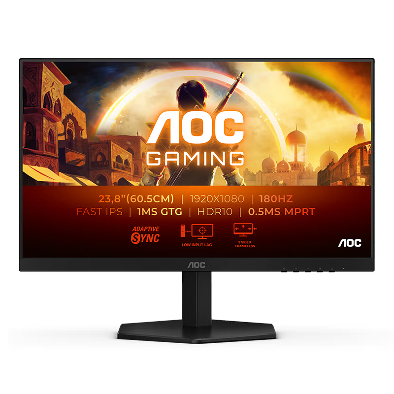 MONITOR GAMER AOC 24" 180HZ FHD 1MS FAST IPS GAMING 24G42E