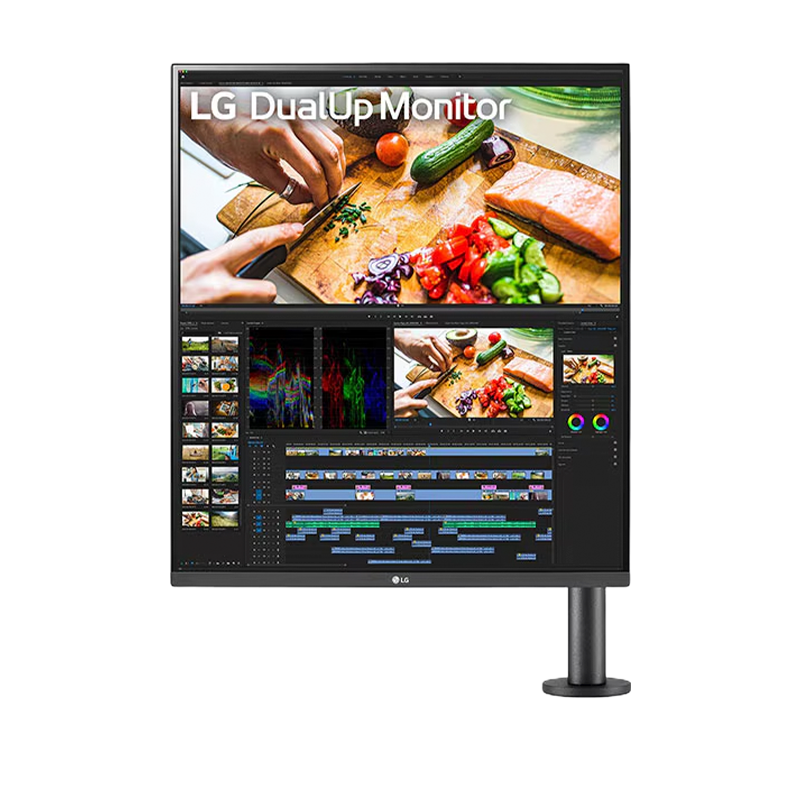 Monitor LG 28" 60Hz SDQHD 5MS Nano IPS Dual Ergo 2BPB 28MQ780-B