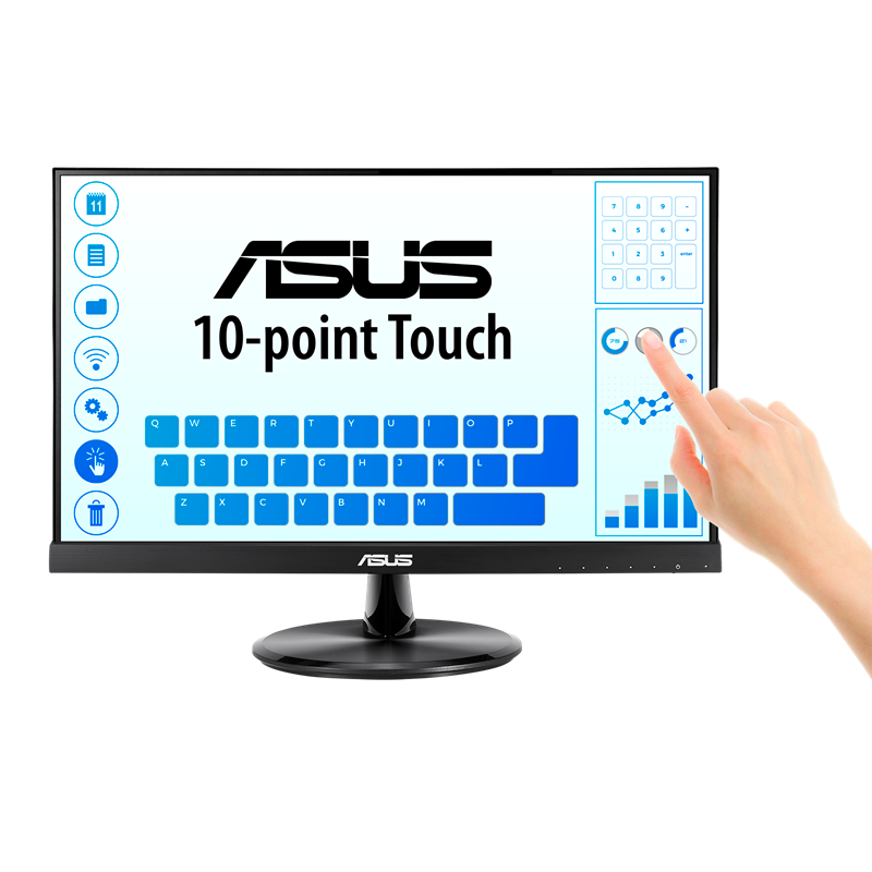 Monitor TACTIL ASUS 22" 60Hz FHD 5MS IPS Tactil 10 Punto VT229H