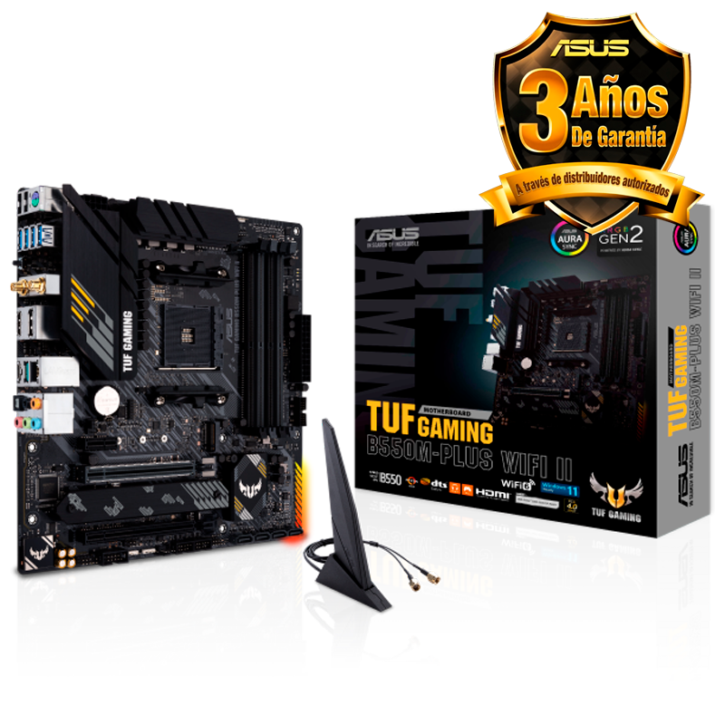 MOTHER ASUS TUF GAMING B550M-PLUS WIFI II - AM4
