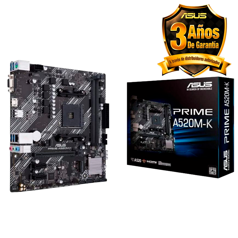 MOTHER ASUS PRIME A520M-K - AM4