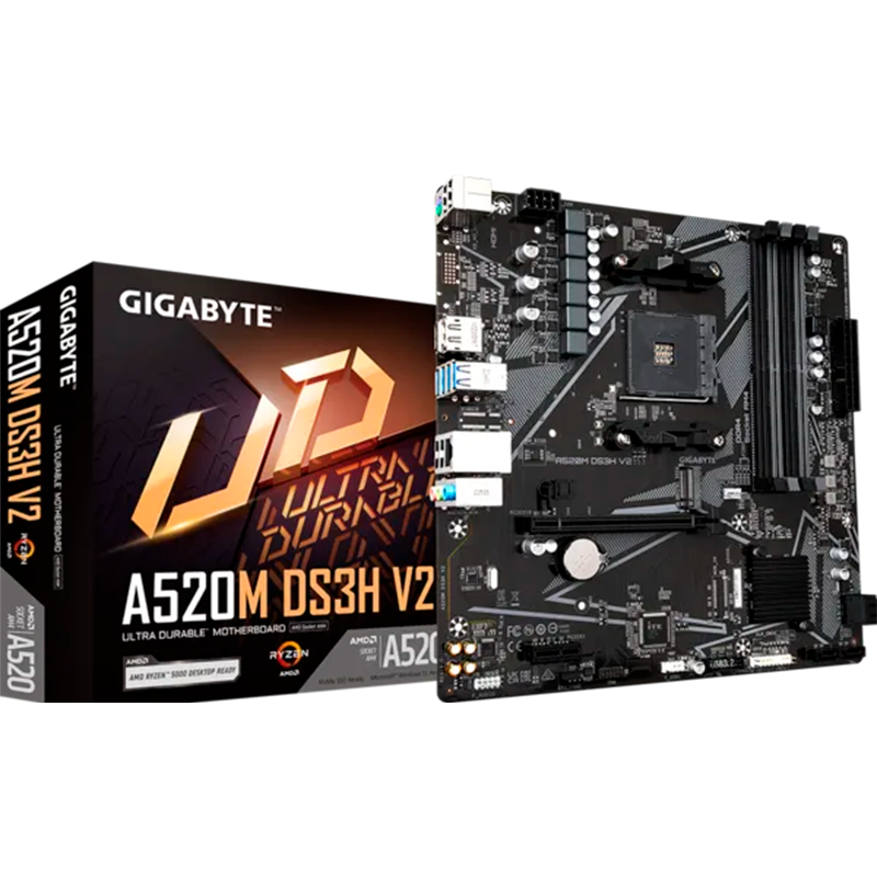 Mother GIGABYTE A520M DS3H V2 - AM4