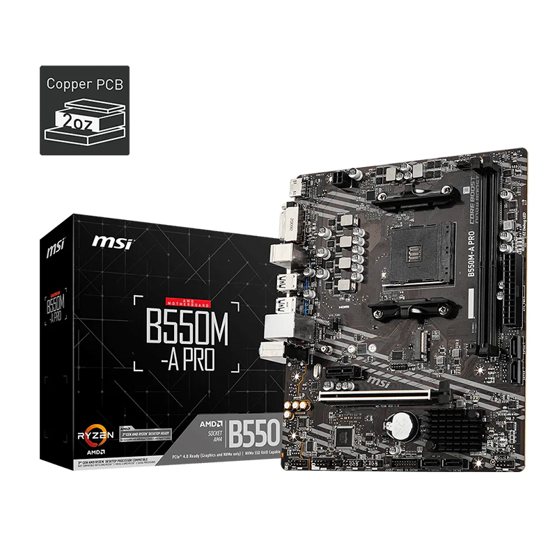 Mother MSI PRO B550M-A - AM4