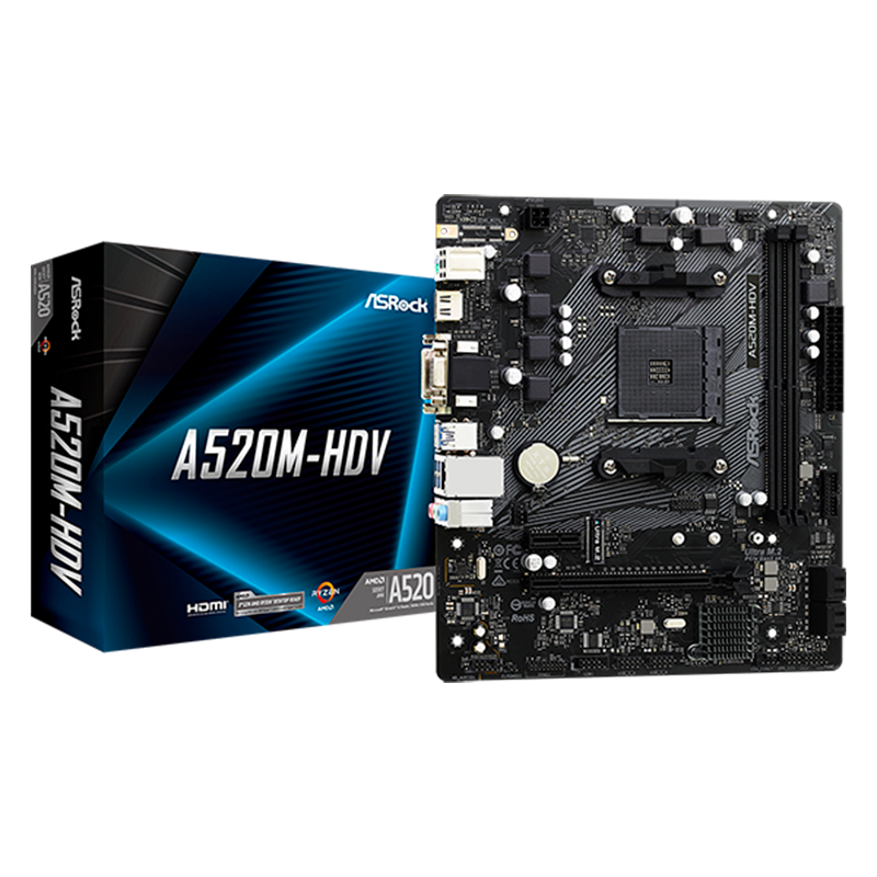 MOTHER ASROCK A520M-HDV - AM4