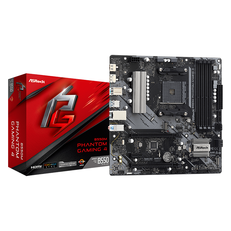 Mother ASRock B550M Phantom Gaming 4 - AM4
