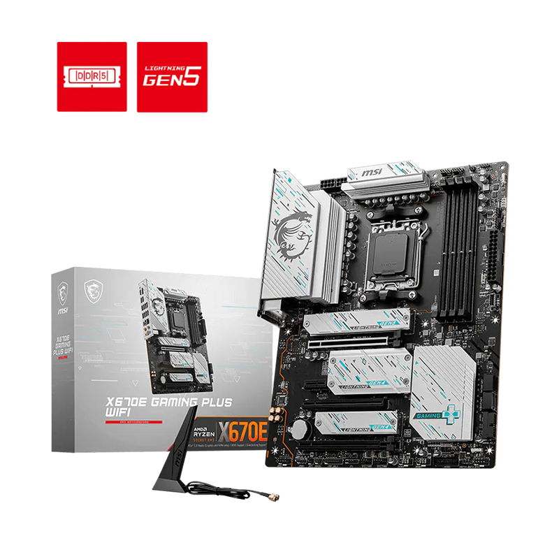 MOTHER MSI X670E GAMING PLUS WIFI DDR5 - AM5