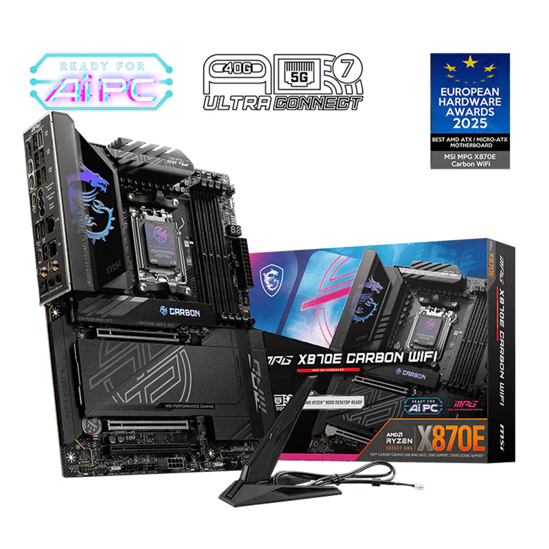 Mother MSI MPG X870E Carbon WIFI DDR5 - AM5