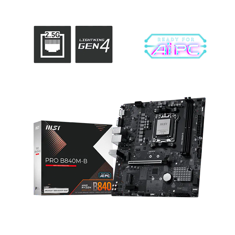 Mother MSI PRO B840M-B DDR5 - AM5