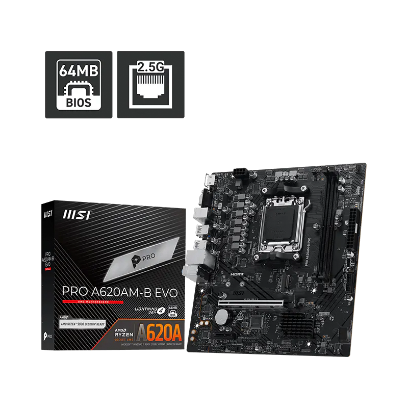 Mother MSI PRO A620AM-B Evo DDR5 - AM5