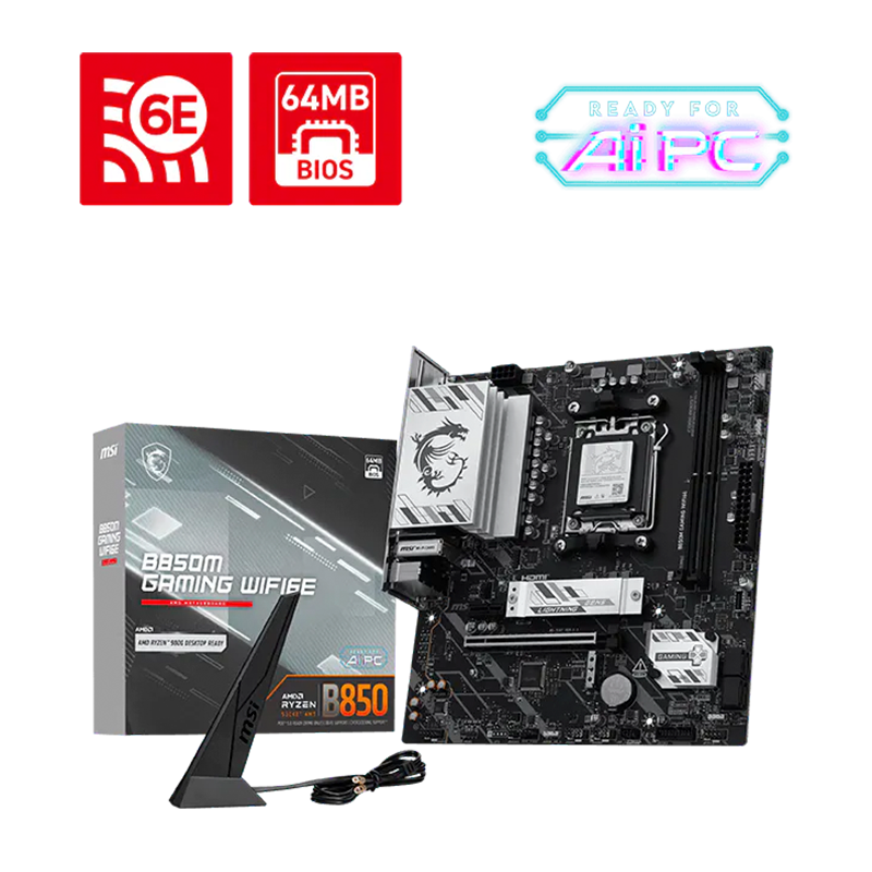 Mother MSI B850M Gaming WIFI 6E DDR5 - AM5