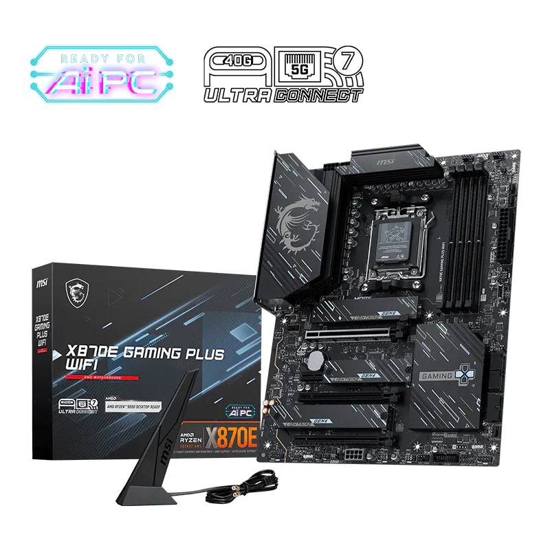 MOTHER MSI X870E GAMING PLUS WIFI DDR5 - AM5