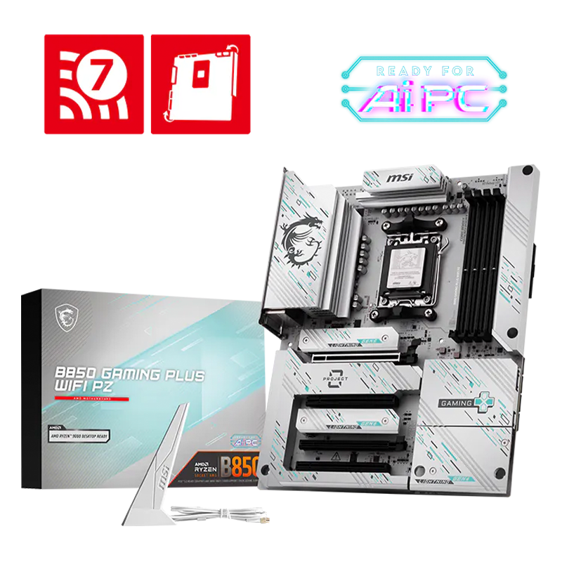 Mother MSI B850 Gaming Plus WIFI Project Zero DDR5 - AM5