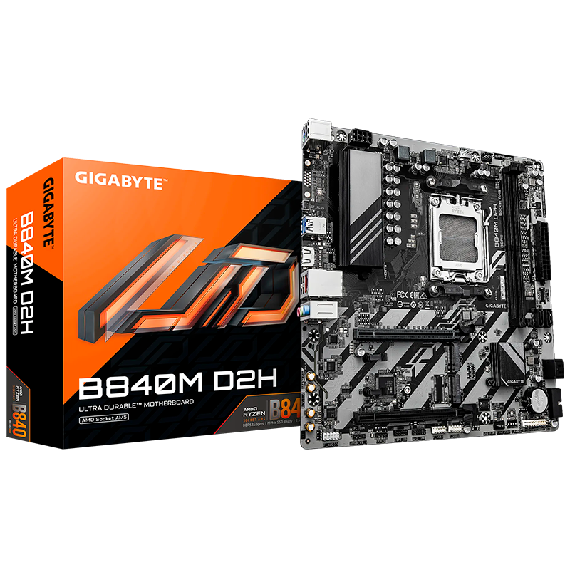 MOTHER GIGABYTE B840M D2H DDR5 - AM5