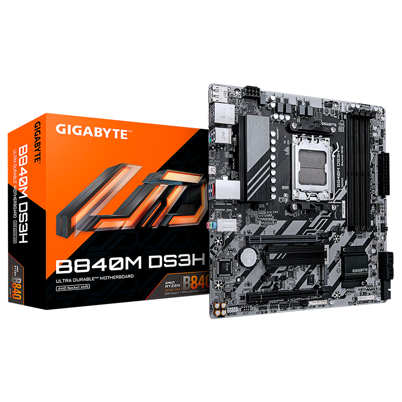 MOTHER GIGABYTE B840M DS3H DDR5 - AM5