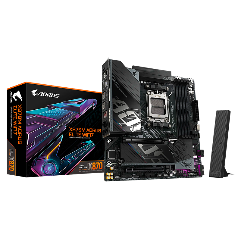 MOTHER GIGABYTE X870M AORUS ELITE WIFI 7 DDR5 - AM5