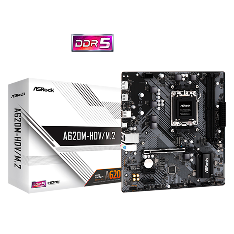 Mother ASRock A620M-HDV M.2 DDR5 - AM5