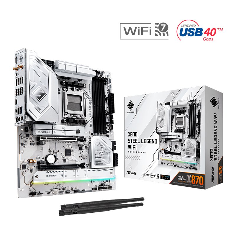 Mother ASRock X870 Steel Legend WIFI DDR5 - AM5