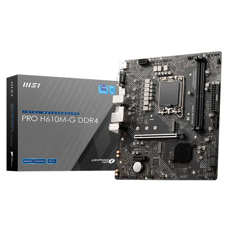 MOTHER MSI PRO H610M-G DDR4 - LGA1700