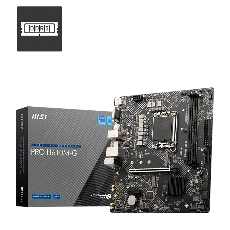 MOTHER MSI PRO H610M-G DDR5 - LGA1700