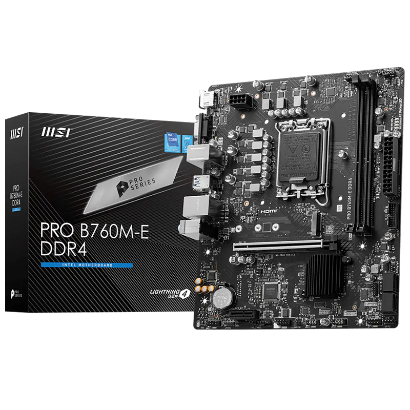 MOTHER MSI PRO B760M-E DDR5 - LGA1700