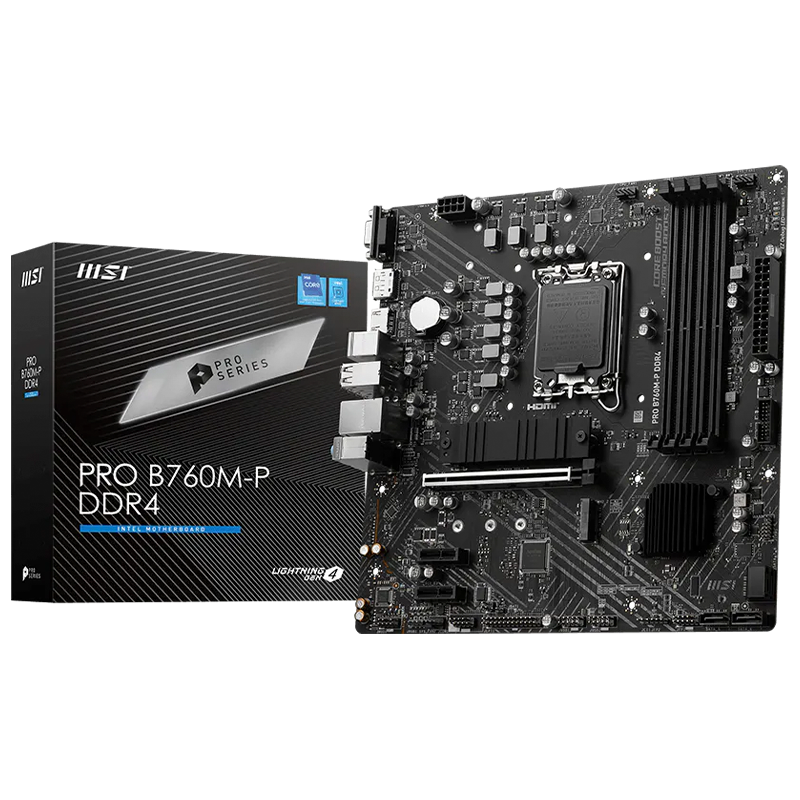 MOTHER MSI PRO B760M-P DDR4 - LGA1700