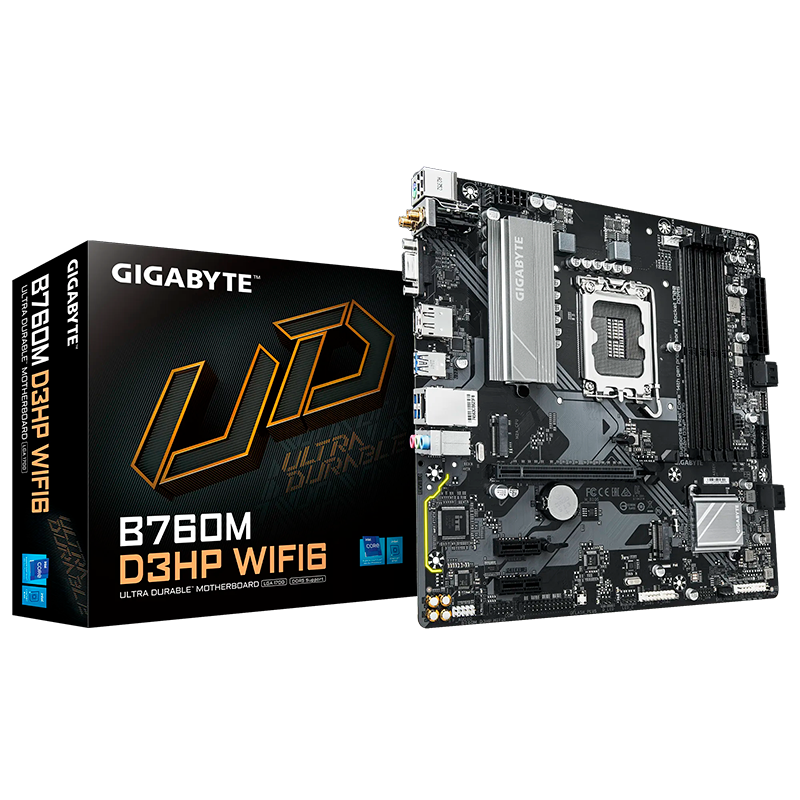 MOTHER GIGABYTE B760M D3HP WIFI 6 DDR5 - LGA1700