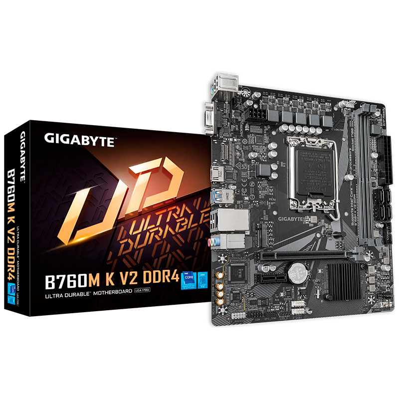 Mother GIGABYTE B760M K V2 DDR4 - LGA1700