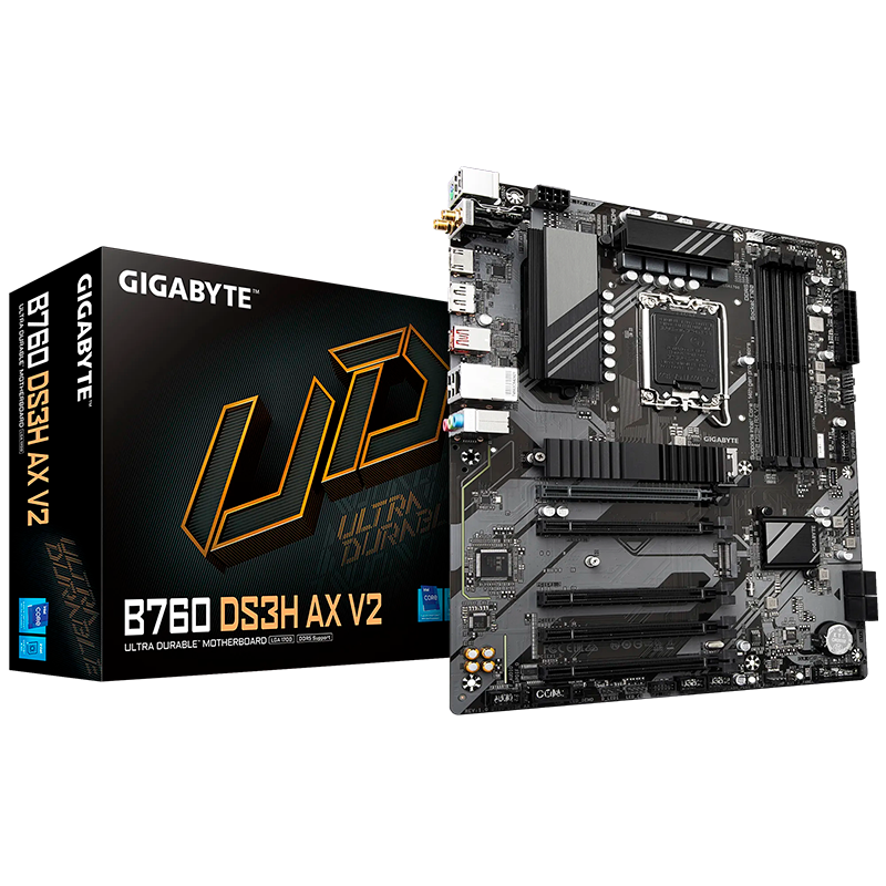 MOTHER GIGABYTE B760 DS3H AX V2 DDR5 - LGA1700