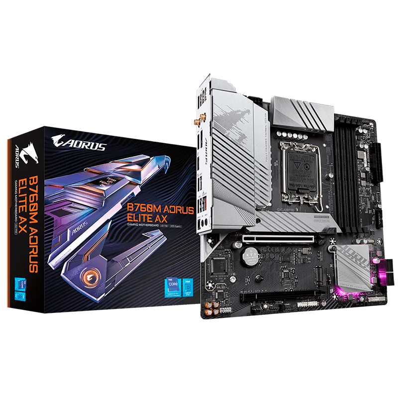 MOTHER GIGABYTE B760M AORUS ELITE AX DDR5 - LGA1700