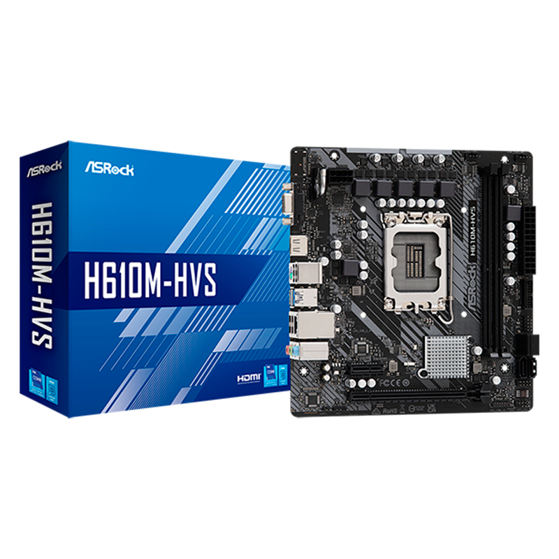 MOTHER ASROCK H610M-HVS DDR4 - LGA1700