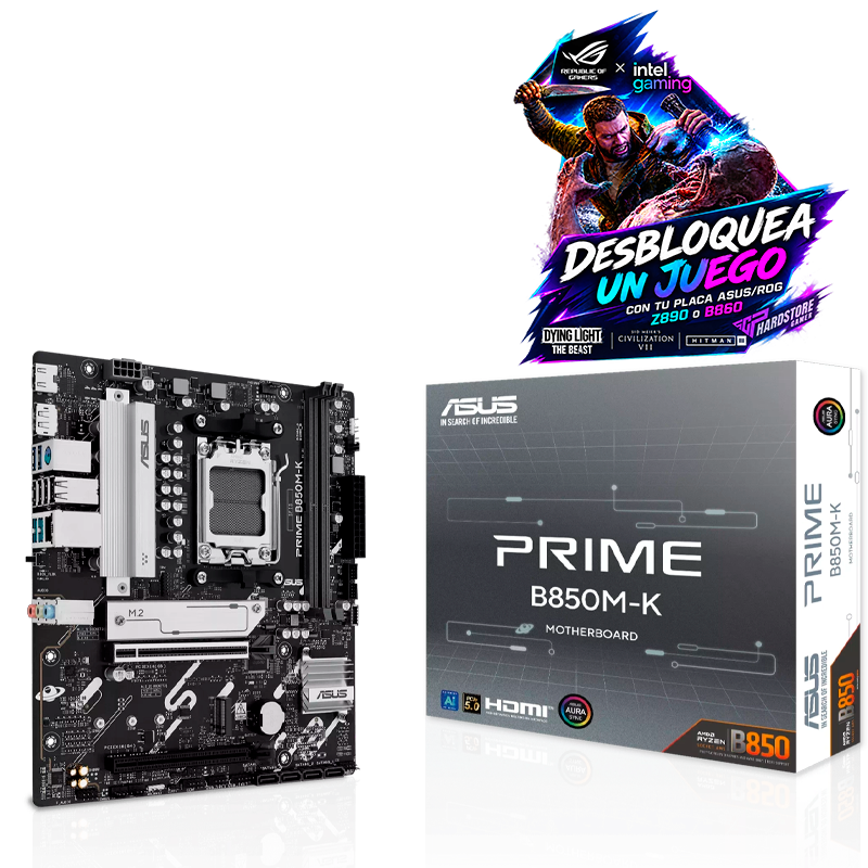 MOTHER ASUS PRIME B860M-K DDR5 - LGA1851
