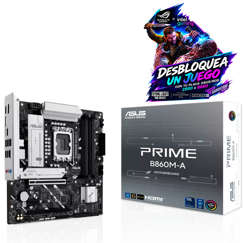 MOTHER ASUS PRIME B860M-A DDR5 - LGA1851
