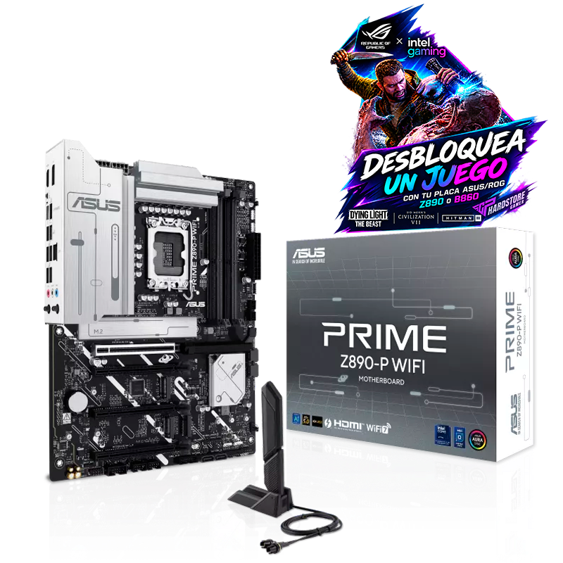 MOTHER ASUS PRIME Z890-P WIFI DDR5 - LGA1851